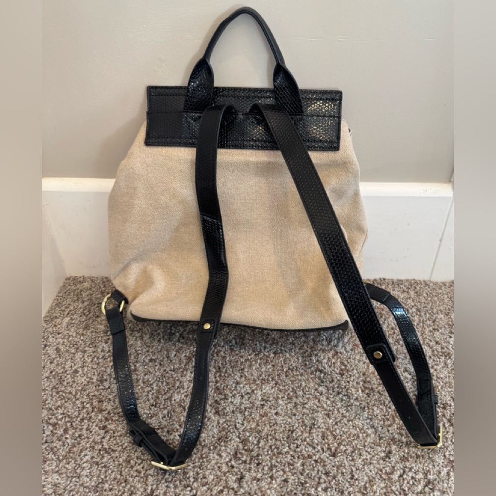 Nine West Black and Tan Backpack - Picture 2 of 4